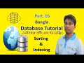 Bangla Database Tutorial 5 Database Sorting Indexing