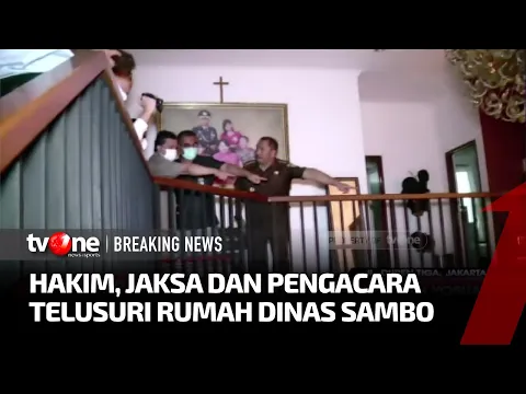Hakim, Jaksa dan Pengacara Periksa Rumah Dinas Ferdy Sambo