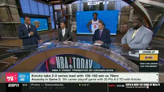 NBA TODAY | It's OVER! - Stephen A. & Perk on OG Anunoby injury news ahead of Game 3 Knicks vs 76ers