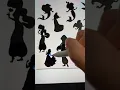 How to make stronger silhouette shapes by studying Disney characters