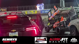 Kyle Larson MADE IT From NASCAR at Richmond to the Knoxville Nationals A-Main