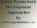 entity framework approaches in c