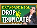 Database SQL Difference Between DROP TRUNCATE Class 12