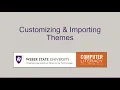 Customizing and Importing Themes in Google Slides