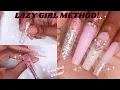 HOW TO - THE LAZY GIRL METHOD Easy Glitter Ombre Nail Tutorial