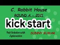 RABBIT HOUSE GOOGLE KICKSTART ROUND A 2021