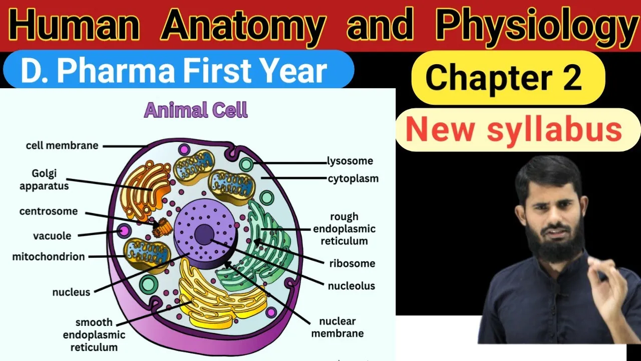 Structure of cell || HAP chapter 2 || Components of cell || Human anatomy and physiology chapter 2