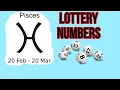 Pisces lucky Lottery numbers