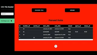 CSV File Reader Application Full Stack Web Development using NodeJS MongoDB ExpressJS