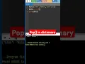 pop method in dictionary class 7