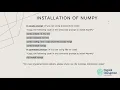 6-Module-3 Session-1 Introduction to Numpy - Skill Up to Scale Up by DD