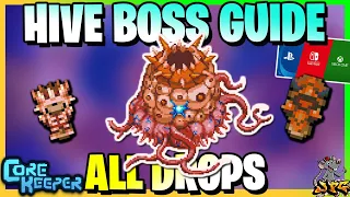 CORE KEEPER HIVE MOTHER BOSS FARMING Explosives Expert Thorns Build Mining Class Gear