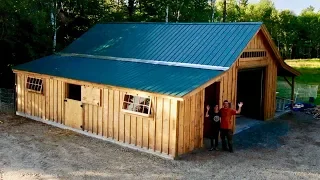 Download TIMELAPSE - Post \u0026 Beam Barn Kit Build that we BOUGHT off the INTERNET MP3