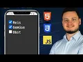 HTML CSS JavaScript project for beginners Program your own shopping list