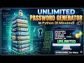 Unlimited password genrator tool in python