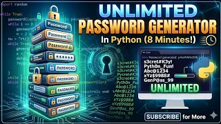 Unlimited password genrator tool in python