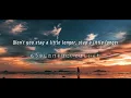 [和訳] Nicky Romero, DubVision, Philip Strand - Stay A Little Longer