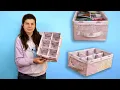 Washable Storage Box with Compartments