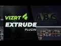 Vizrt 4 Extrude Plugin Tutorial
