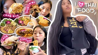 NYC HIDDEN GEM Thai lunch turned into a FEAST new find mukbang NYC vlog