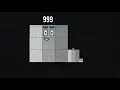 Numberblocks absolute infinity minus one equals