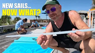 Just Got New Hobie 16 Sails—What Do You Do First?