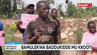 Ttuntu Bamulekwa Baddukidde Mu Kkooti Balumiriza Omusika Okusenda Essomero Lya Kitagobwa High School 