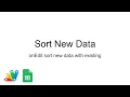 Sort Range When New Data Entered