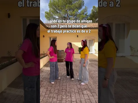 Cuando el trabajo práctico es de a 2 😂