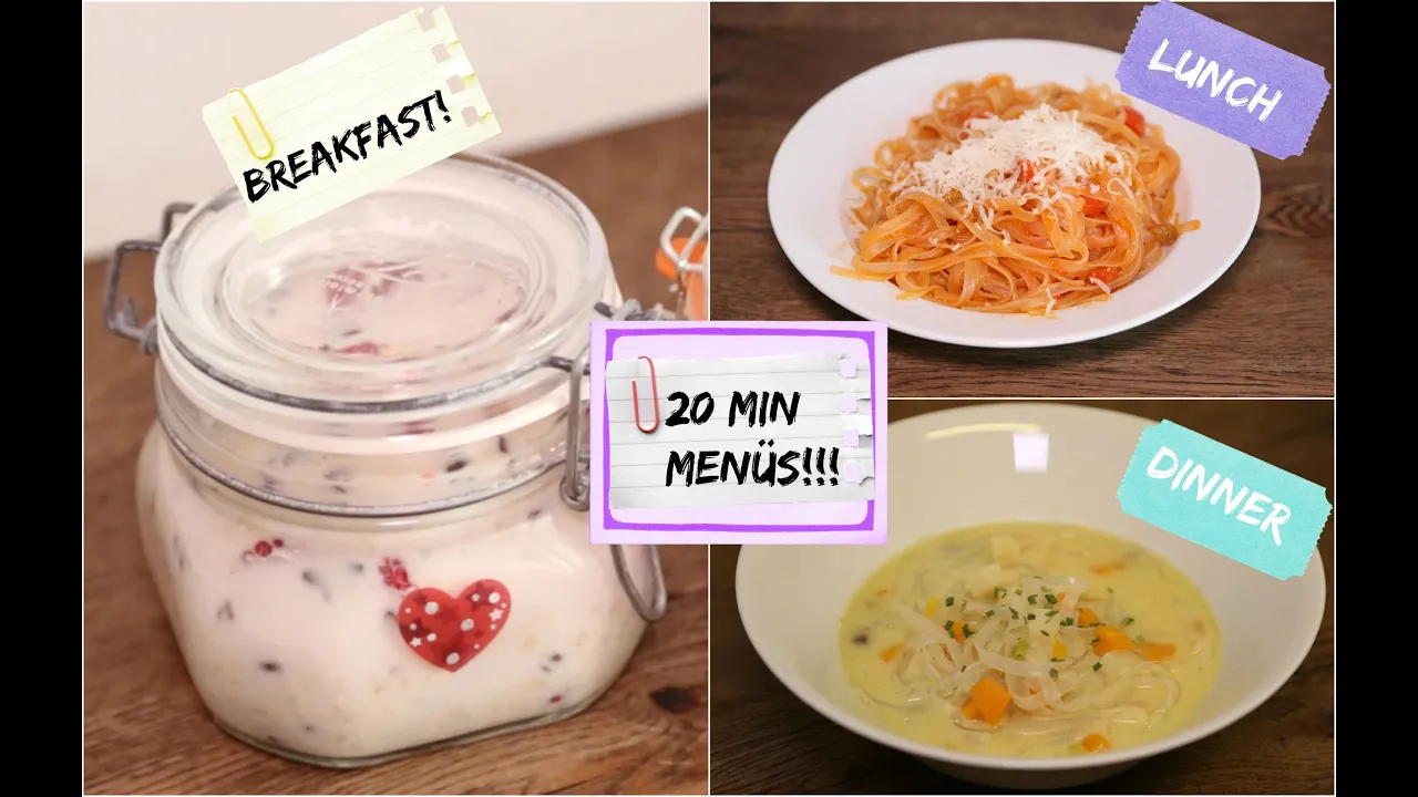7 Rezeptideen für stressige Tage | Vegetarisch & Kindgerecht