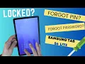 Forgot password on SAMSUNG TAB S6 LITE Locked - unlock FACTORY reset with CrocFIX
