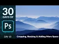How to Crop Resize Images in Photoshop Day 10