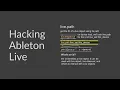Customize Ableton Live with the Live API