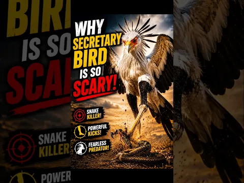 Why Snakes Fear This Bird! 😱🐍