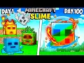 I Survived 100 Days as an ELEMENTAL SLIME in Minecraft!