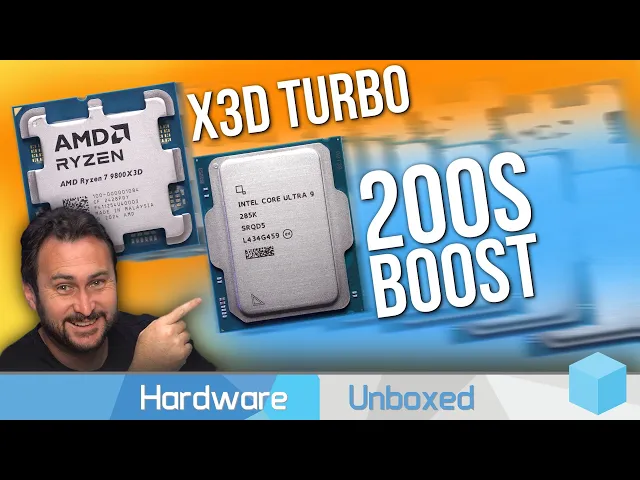 Does 200S Boost Fix Intel Arrow Lake? Ryzen 7 9800X3D vs. Core Ultra 9 285K