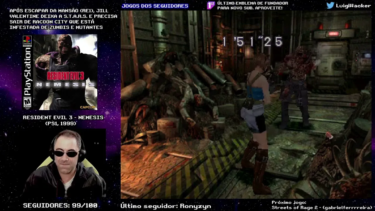 Resident Evil 3 (PS1) - Fazendo Final (Jogos dos Seguidores)