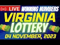 Virginia Night Lottery Results Nov 04 2023 - Pick 3