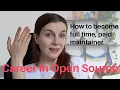 How to become an open source maintainer -