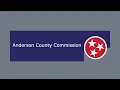Anderson County Commission March 16 2026