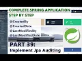 Part 39 - Implement Jpa Auditing