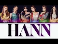 Download Lagu (G)I-DLE (ジー アイドゥル) HANN (Japanese Ver.) Color Coded Lyrics (Kan/Rom/Eng)