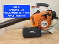 How to Adjust a Carburetor - Stihl Leaf Blower Model BG 86 with HIPA Adjustment Kit