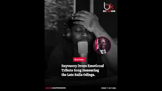 Rayvanny Drops Emotional Tribute Song Honoring The Late Raila Odinga Railaodinga Shortvideo 