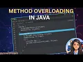 Class-21 Method Overloading in Java