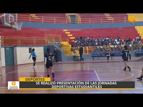 Se realizó presentación de las jornadas deportivas estudiantiles