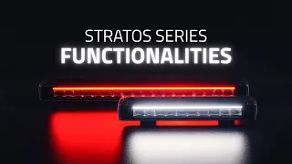 Video: LED Lightbar 33cm | incl. R65 flitser | rood-amber DRL