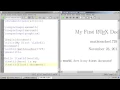 LaTeX Tutorial 02 bold italic fixed-width font and commenting