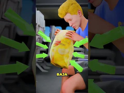 Patatas en el avión