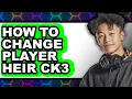 How to Change Player Heir Ck3 full Guide